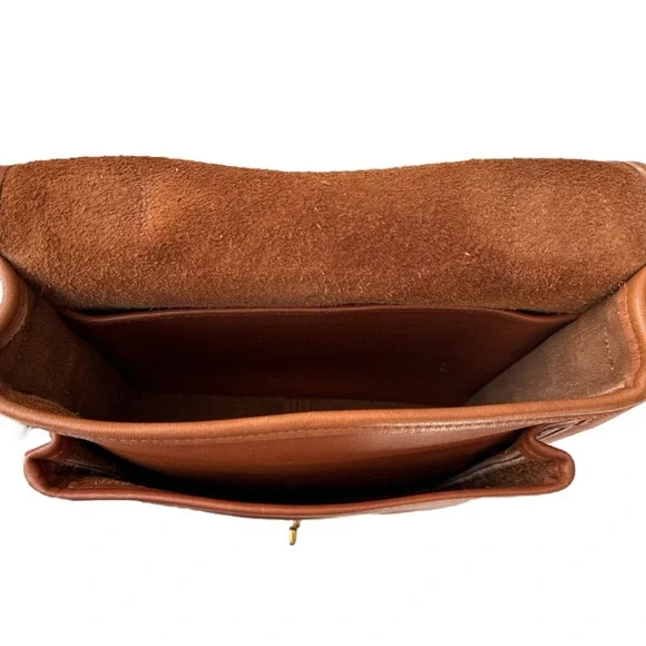 Coach Vintage Willis Station Leather Crossbody with Matching Checkbook Cover Tan - Picture 7 of 17